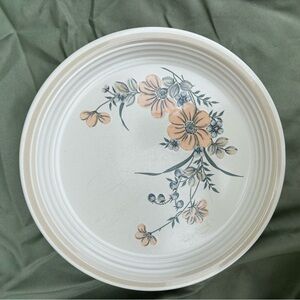 Vintage Floral Plate Set